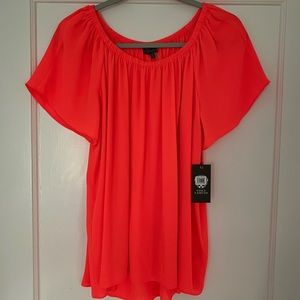 Vince Camuto coral shirt. New with tags